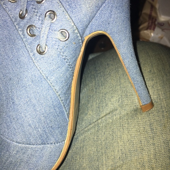 Blue jean heels - Picture 3 of 4